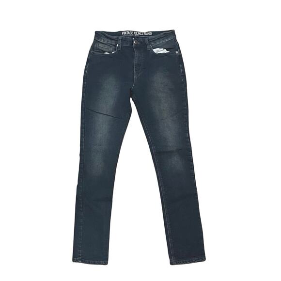 Vintage Genes Black Men’s Dark Blue Jeans Size 30W 32L - Picture 1 of 5